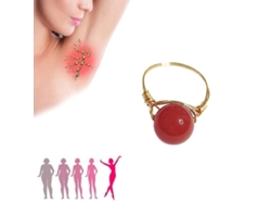 Anillo De Drenaje Linfático, Piedra Natural, Antihinchazón, Adelgazante, Alivio Del Estrés, Para Mujeres Y Niñas.