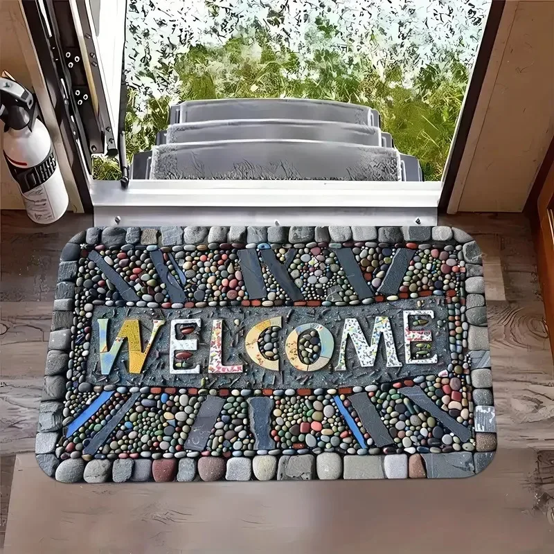 (estilo 6 50x80cm) Felpudo Decorativo Para Furgoneta Camper, Felpudo De Bienvenida Para Exterior