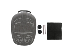Estuche De Viaje Portátil De Eva Gris Para Auriculares De Realidad Virtual, Anticaídas, Para Ps Vr2 Con Protector De Lente.
