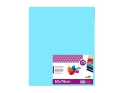 Papel Seda Liderpapel 52 X 76 Cm 18 Grs Azul Celeste Emb. 25 onzas