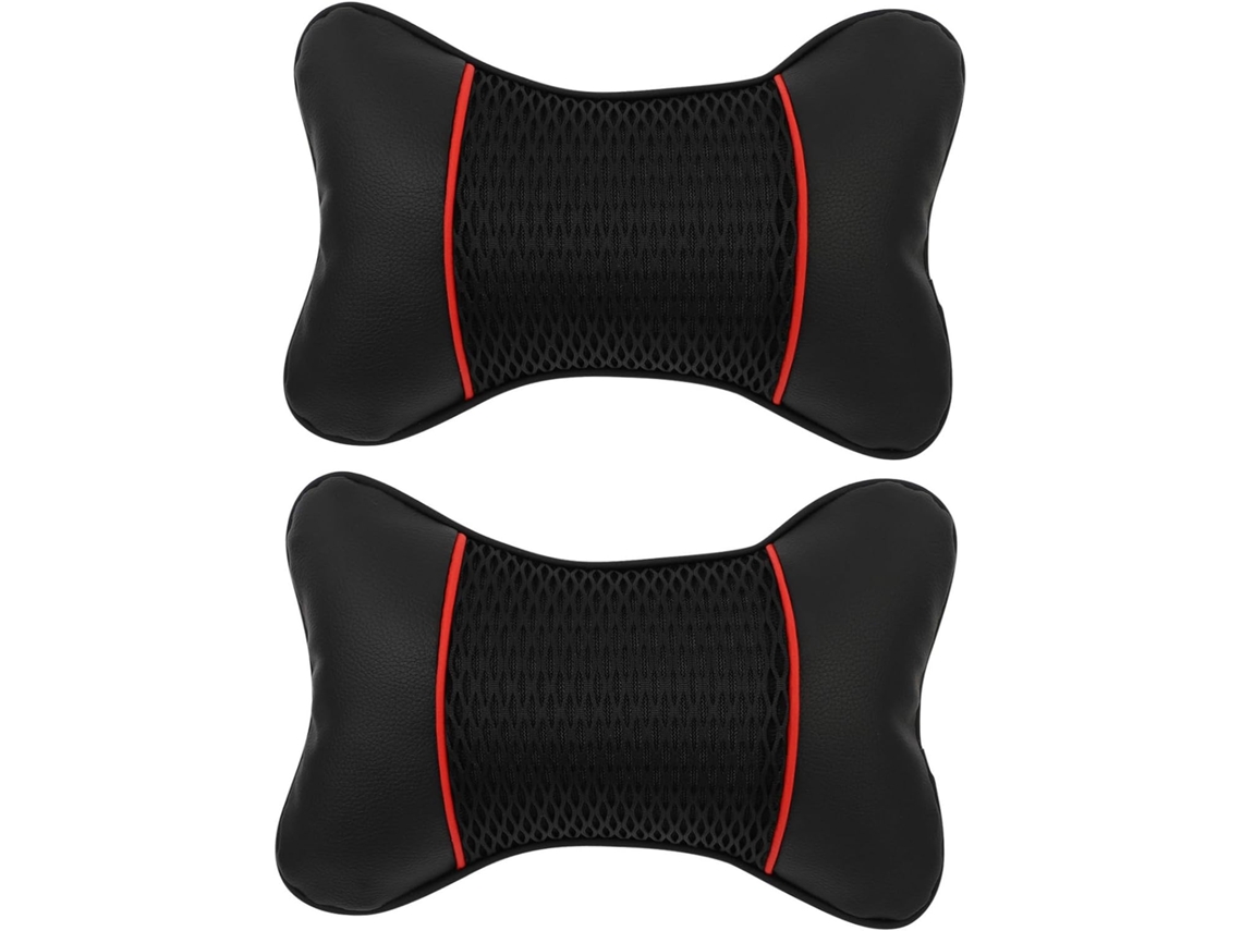 Juego De 2 Almohadas Para Coche, Cojín Cómodo Para El Cuello Y La Cabeza, Almohada Cervical Para