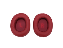 Abas Para Ouvido De Couro Protéico Espuma Isolamento De Ruído Para Fones E55bt Sem Fio Vermelho