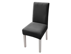 KOFIHETY Funda Elástica Ajustable para Silla de Comedor Desmontable y Lavable en Tela para Cocina