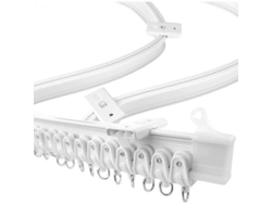Rebe-varilla De Cortina Flexible Extensible 5 Metros, Rail De Cortina Para Separador De Habitaciones