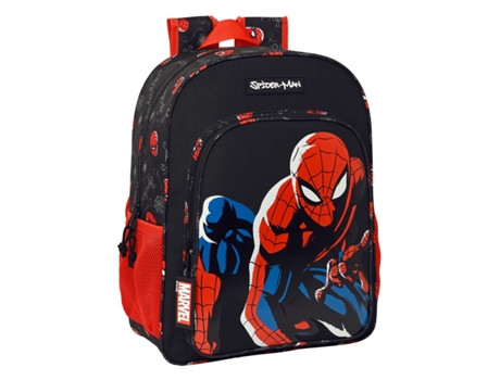 Mochila Escolar Spiderman Hero Black 33 x 42 x 14 cm
