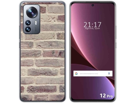 Carcasa para Xiaomi 12 Pro 5G TUMUNDOSMARTPHONE Dibujos Ladrillo 01 Multicolor