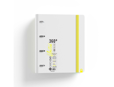 Carpeta Escolar A4 360º C/Recambio Rayadoorganizador CARCHIVO United L/E 4 Arg. Gris 12487407