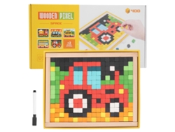 Rompecabezas De Mosaico De Madera Para Niños, Juguete Educativo, Bloques De Construcción, Edades De 6 A 14 Años.