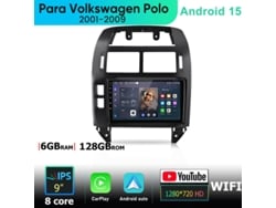 Gps Rádio Android Para Volkswagen Polo 2001 2009128gb Android 15 Conexão Sem Fios