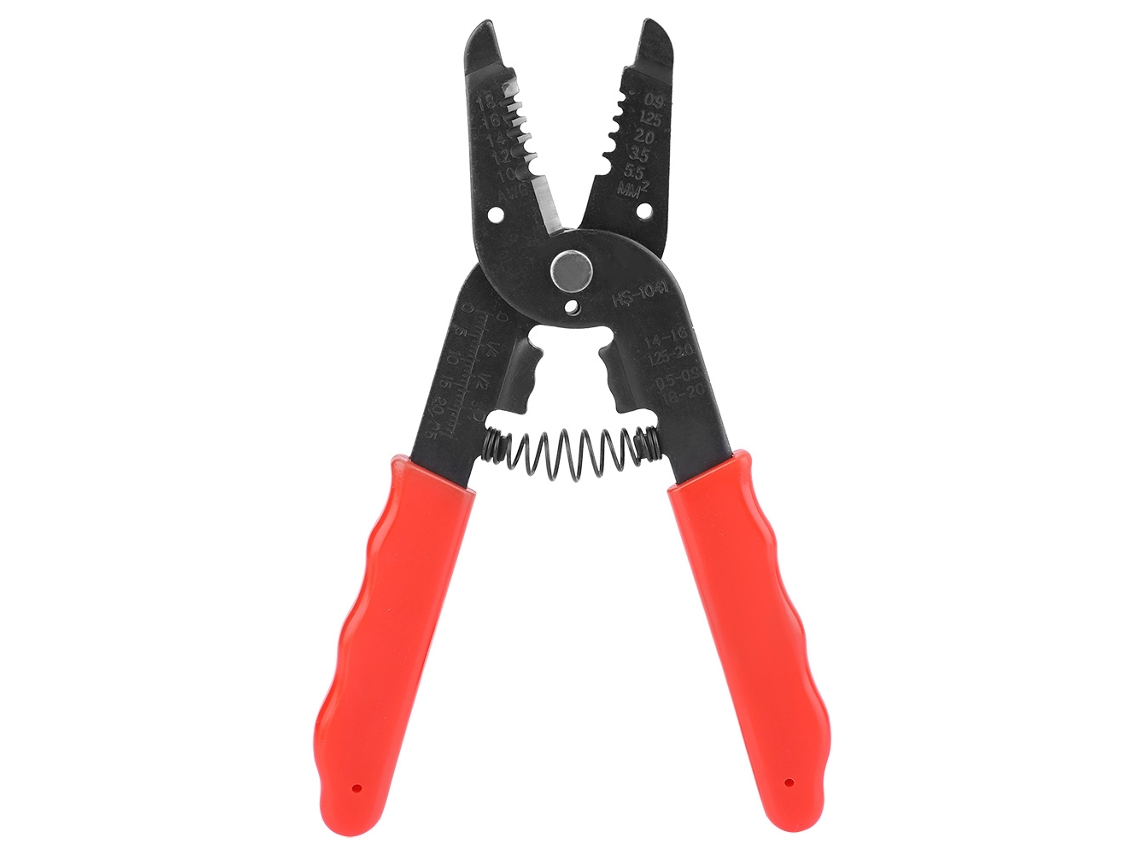 Herramienta De Crimpado Multifuncional Para Terminales De 18-10 Awg Con Pelacables Y Cortador De Cables.