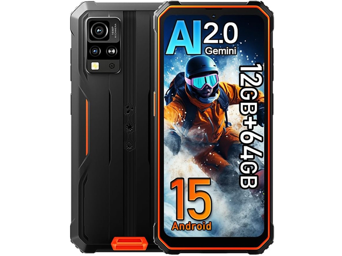 Smartphone BLACKVIEW BV4800 SE (6.56'' - 12 GB - 64 GB - Naranja)