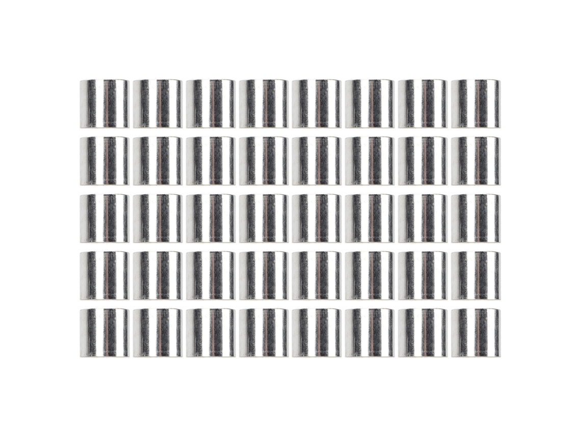 2026-40 Piezas Espaciadores De Rodamientos Acero Para Skateboard Longboard Reparación Reconstrucción Plata Accesorio Hardware