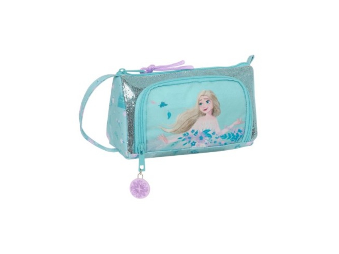 Estuche plegable de bolsillo Safta Frozen II Hello Spring de 20 x 11 x 8,5 cm