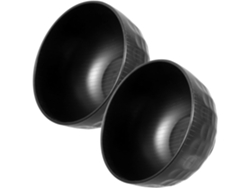 2 Piezas, Té, Pp, Para Cocina, Juego De 2 Cuencos Para Sopa Estilo Japonés En Plástico Negro