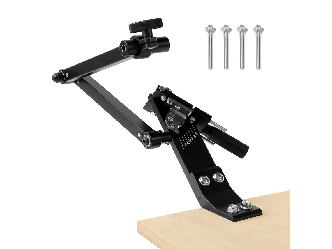 Afilador de cuchillas para cortacésped ajustable y profesional con soporte robusto Tekmaquinas