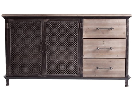 Aparador LASTDECO Newport (Hierro, Madera - 120x68.5x40 cm)