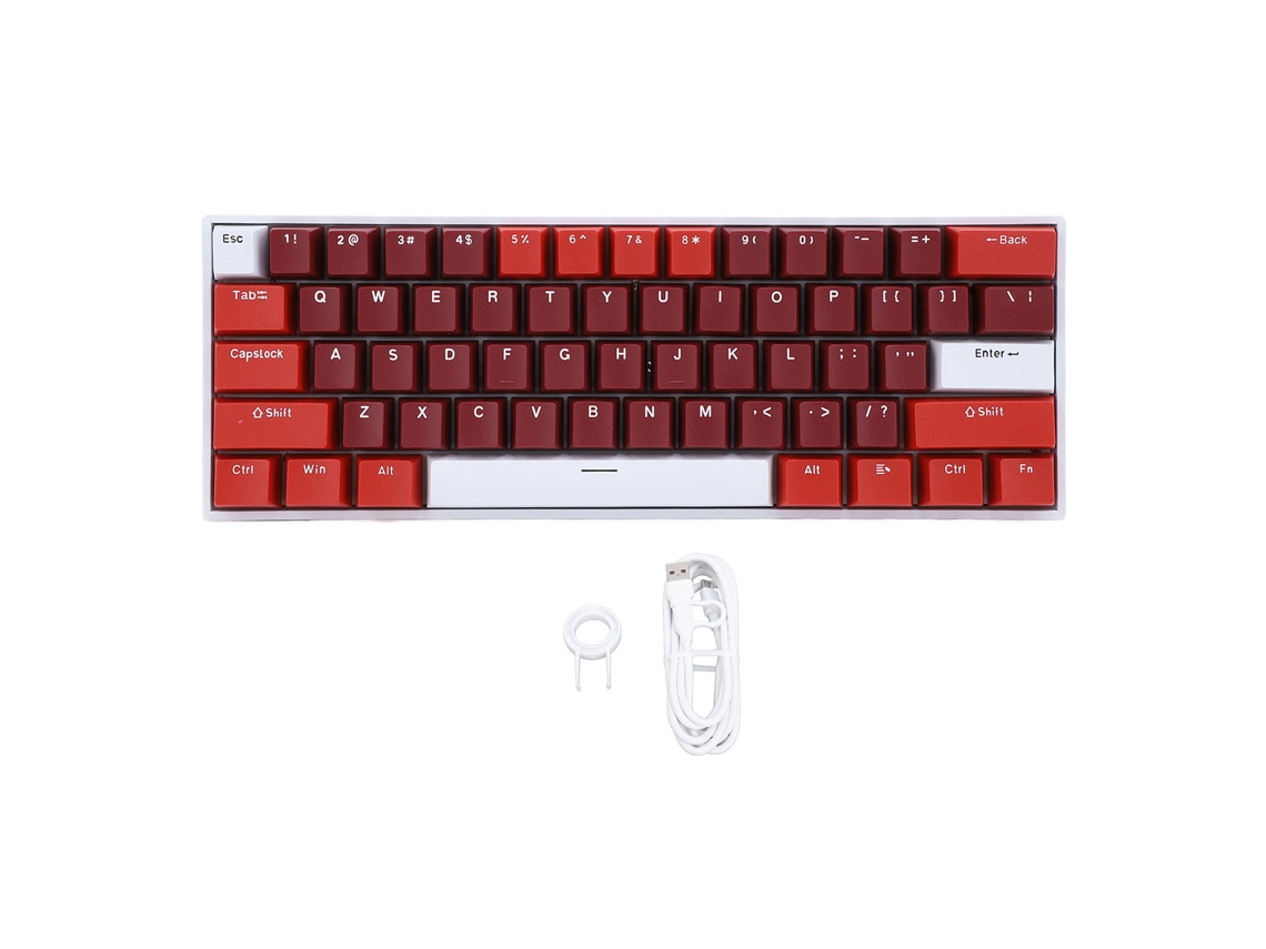 Baoj-2026novoteclado Mecânico Sem Fio Rgb Com 61 Teclas