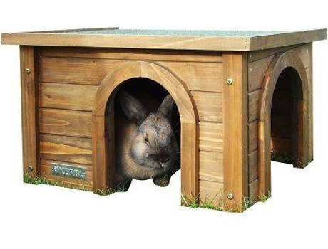 Caseta para Conejos KERBL (Marrón - 45x32x27cm - Madera - 1 Un)