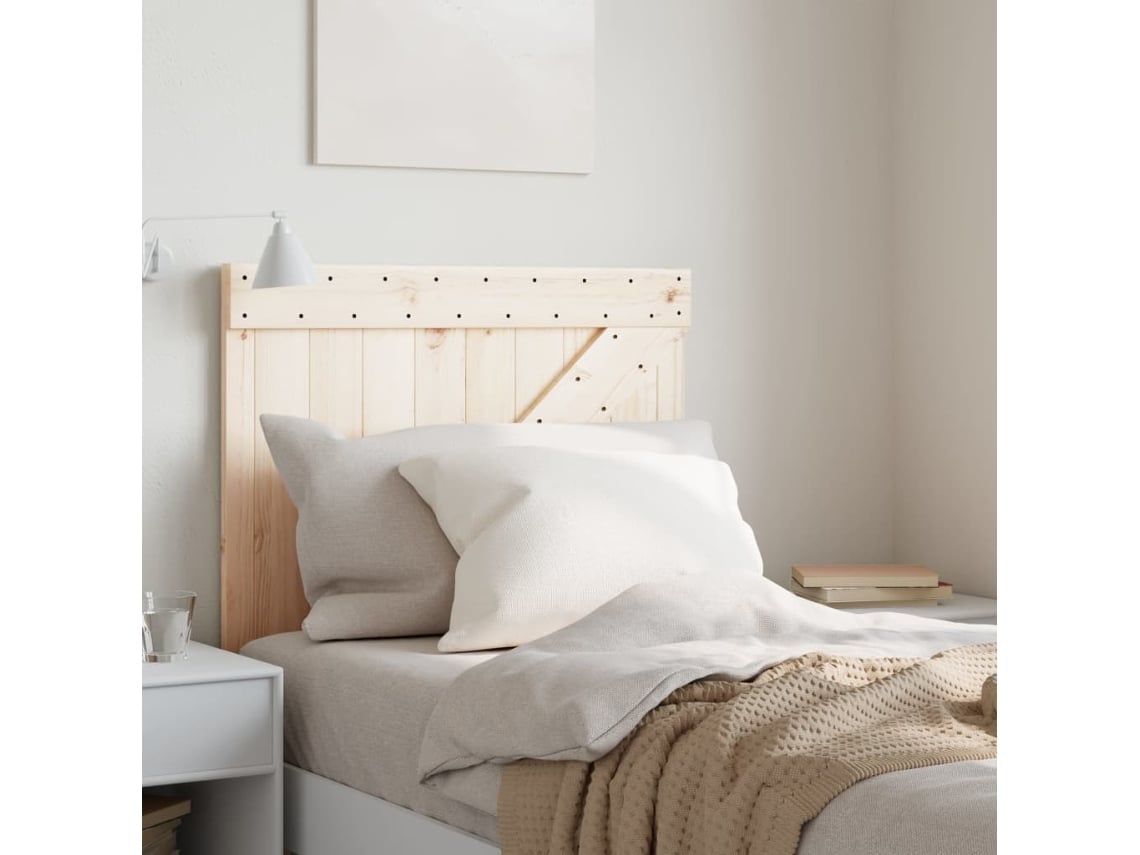 Cabecero De Cama Madera Maciza De Pino 80x104 Cm