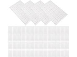 Wekamos 100 Hojas De Papel De Caligrafía China Xuan Semicrudo Con Cuadrícula
