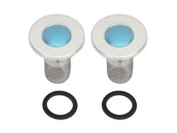 2 filtros de drenaje para fregadero de acero inoxidable, antiolor y antiobstrucción, emergentes.