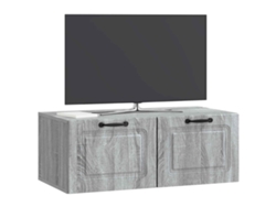 Maison Exclusive - Mueble Para Tv De Pared Gris Sonoma 78,5 X 41 X 30 Cm