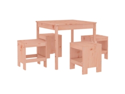 Maison Exclusive - Juego De Comedor Para Jardín 5 Pzas Madera Maciza Douglas
