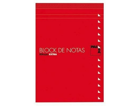 Bloc de Notas Pacsa 4 mm 80 Hojas 1/8 Cuadrícula impresa (10 Unidades)
