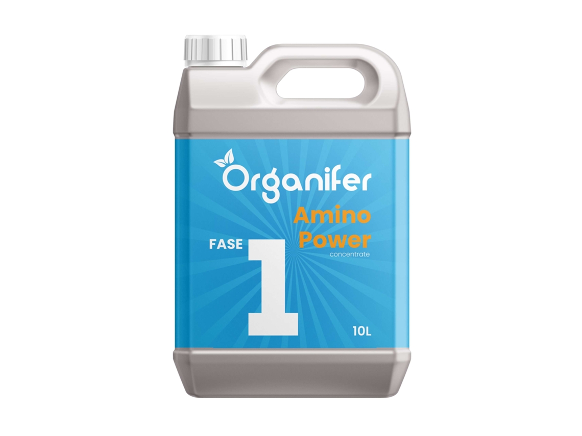 Fertilizante líquido para la fase de crecimiento - Amino Power 10 l concentrado - para 5000 l - Organifer