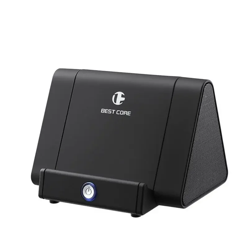 (negro) Altavoz Bluetooth Portátil, Subwoofer, Soporte