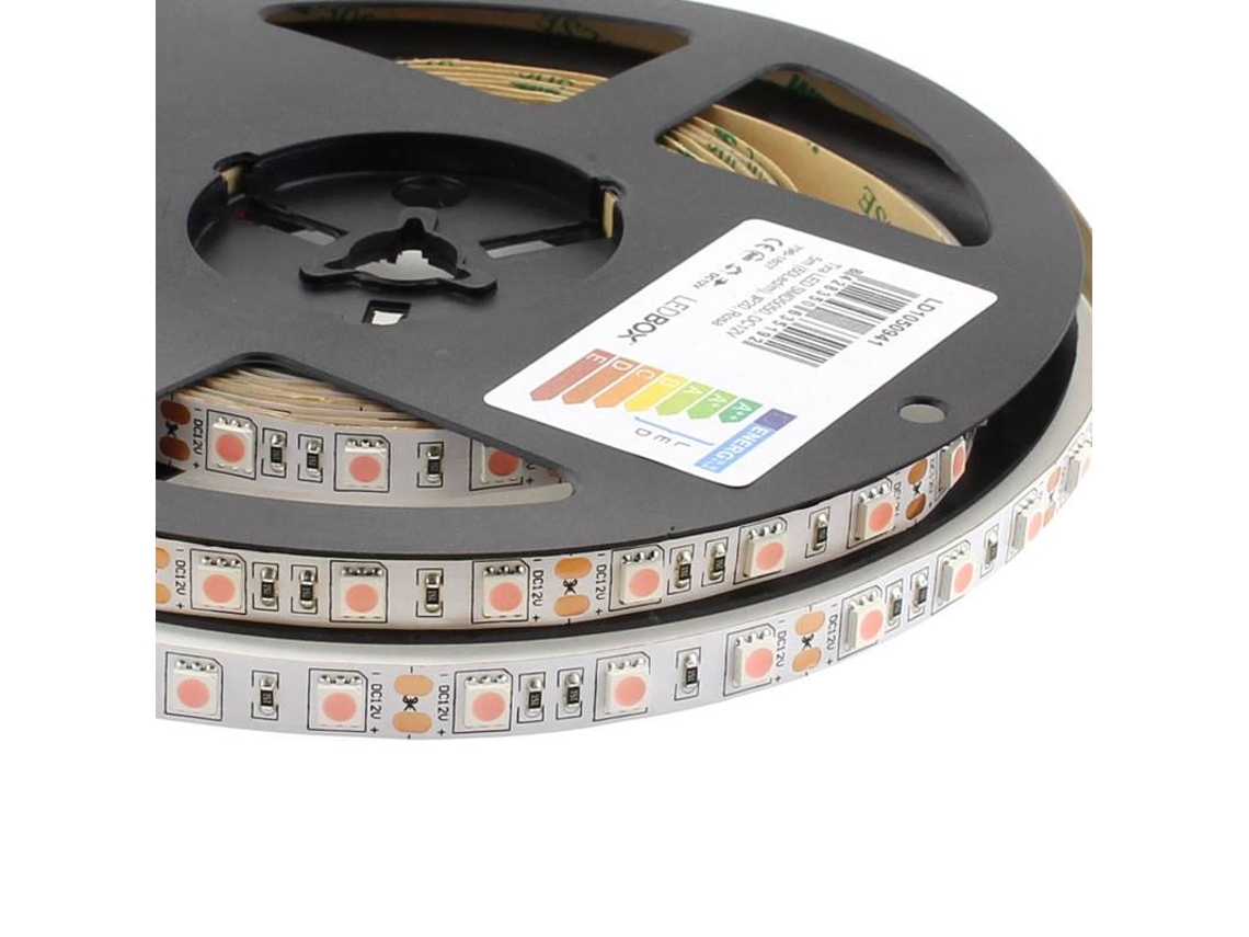 Tira Led LEDBOX Dc12V 5(60 Led M) Rosa - Ip20