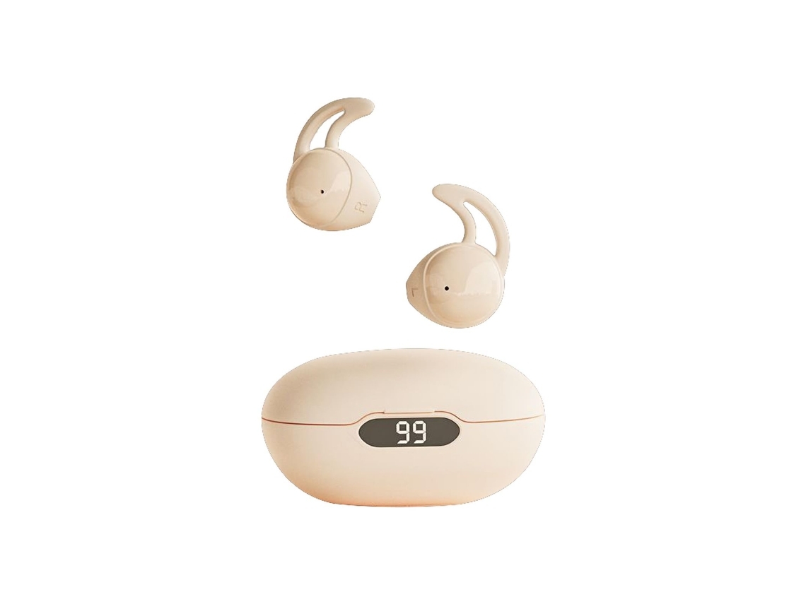 YEMAESRE Auriculares Bluetooth con reducción de ruido acústico doble Beige