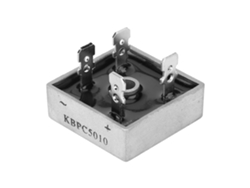 Módulo de ponte retificadora Veloriskku-10 peças com diodo KBPC5010 50A 1000V monofásico em caixa metálica