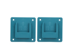 2 Piezas Soporte De Pared Para Herramientas Eléctricas Makita 18v, Portaherramientas De Almacenamiento Azul Cian