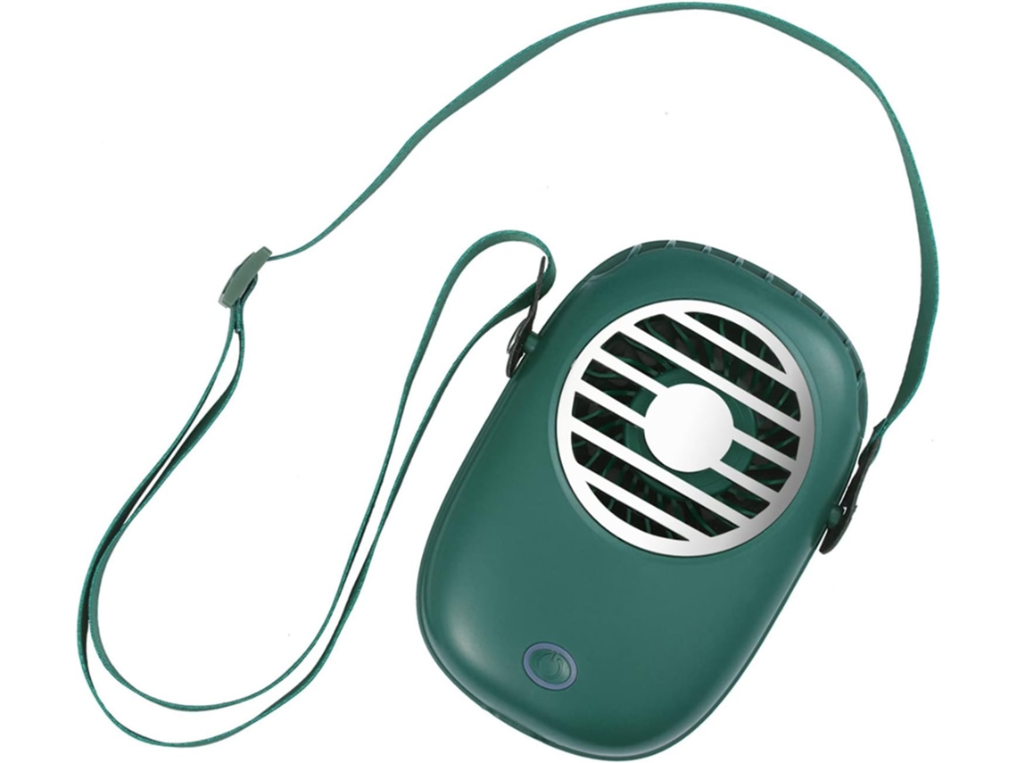 Ventilador Portátil De Cuello Mini Ventilador Usb Silencioso 3 Velocidades Con Clip Y Cable Para