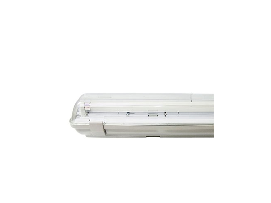 MATEL Pantalla Fluorescente Estanca 2 Tubos Trifósforo 18W 60Cm