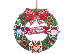 Corona Navidad Foam Y Relieves 40 Cm 2Modelos
