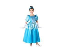 Disfraz de Princesa azul celeste de cuento para niña