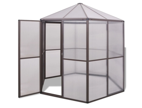 Invernadero VIDAXL de aluminio 240x211x232 cm