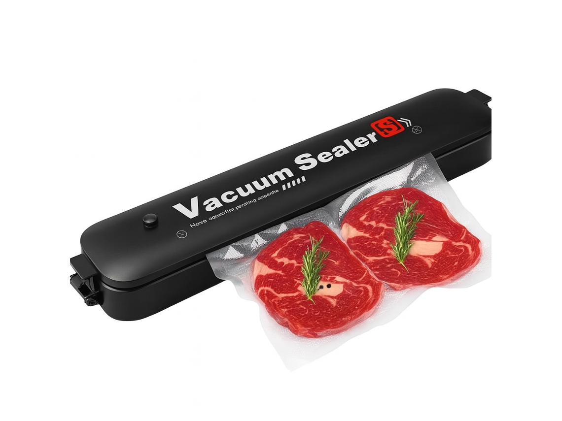 Máquina selladora al vacío Andowl Q Z100 de 130 W, color negro