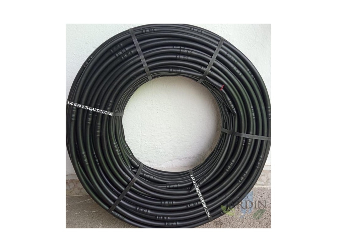 Tuberia Riego Por Goteo 16Mm. Goteros Cada 100 Cm 100 Metros Negro SUINGA