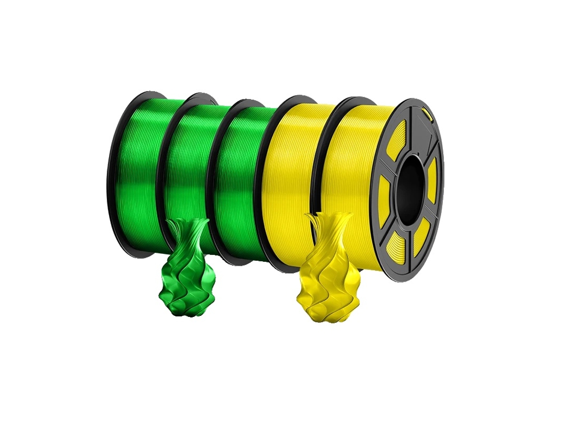 Filamento para impresora 3D, PLA Plus de alta calidad, ecológico, 3 TPGN, 2 TPYL OEM