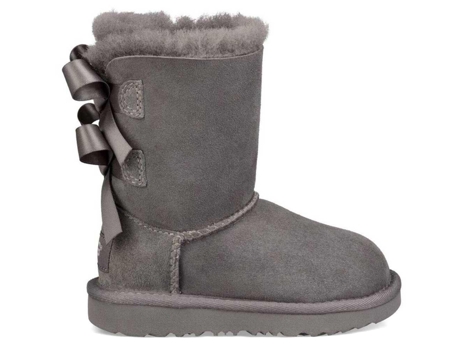 Botas UGG Boots Toddler Bailey Bow Ii Niños (27.5 - Gris)