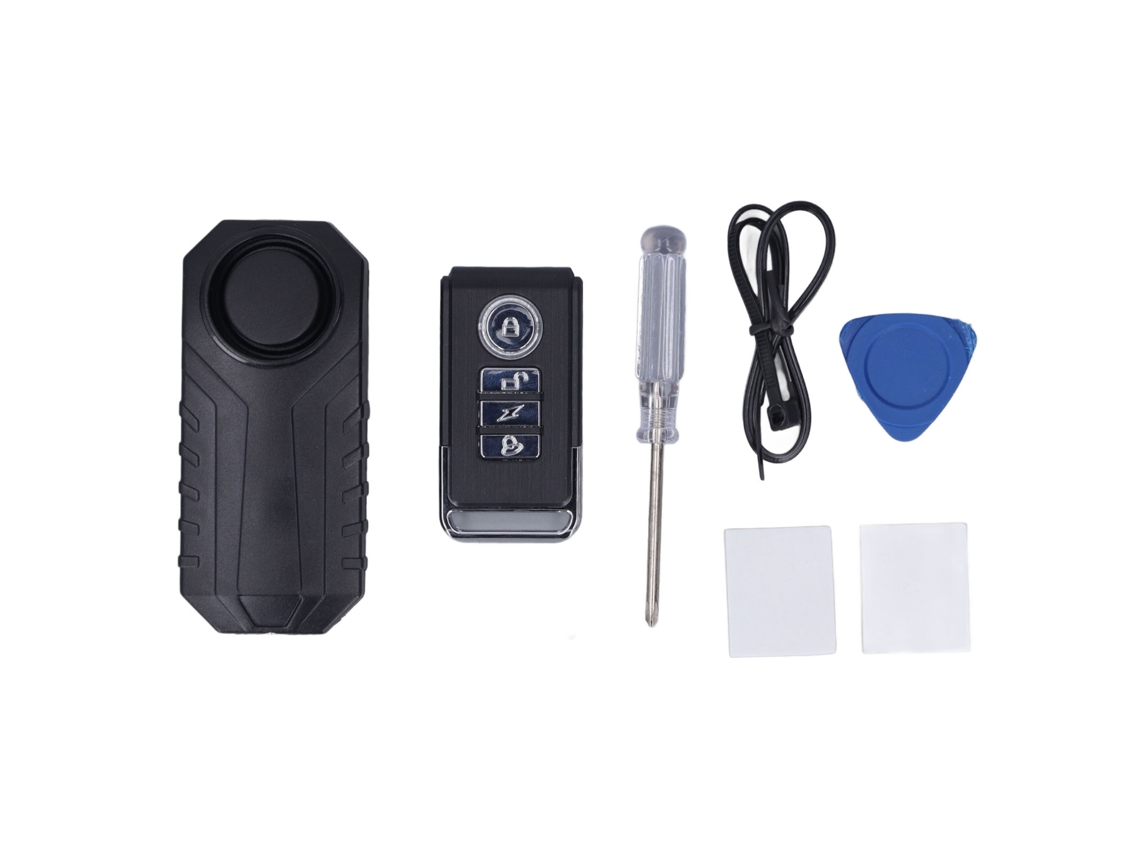 Alarma Antirrobo Para Bicicletas, Sensibilidad Ajustable De 113 Db, Control De Volumen, Resistente Al Agua, Para Motocicletas Y Scooters.