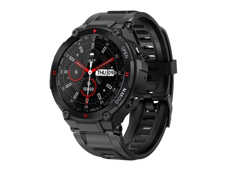 Smartwatch MDUG Monitor de Atividade Preto