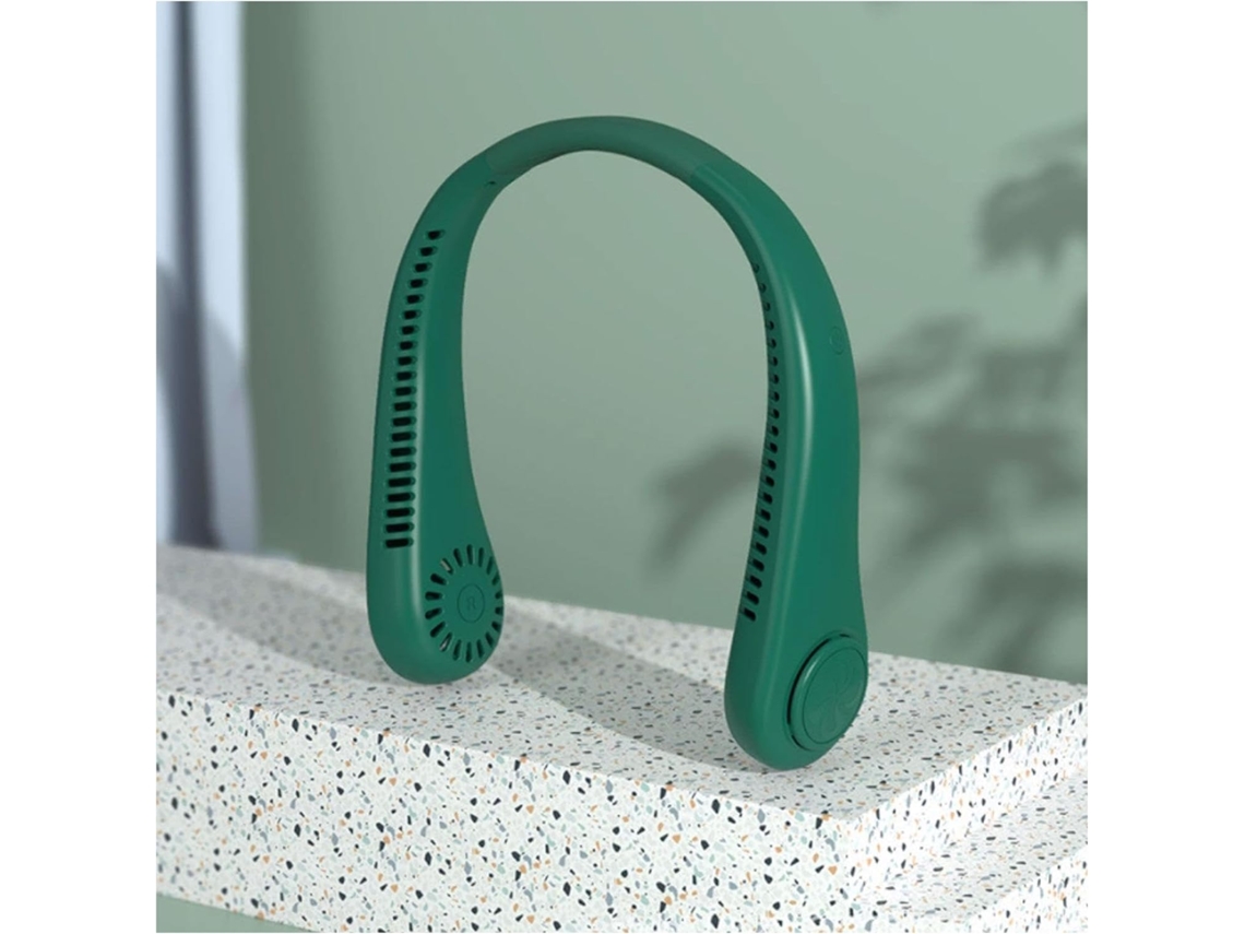 Ventilador De Cuello Portátil Ventilador Recargable Tres Velocidades Portátil Silencioso