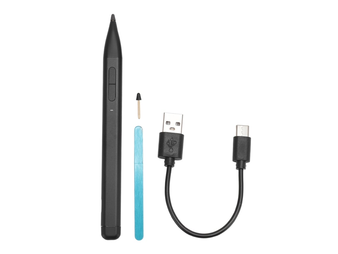Baoj-2026lápiz Estilo Magnético Recargável Para Tela Da Tableta Surface Pro X 9 8 7 6 5 4 3 Book 2 X1 Pro Preto