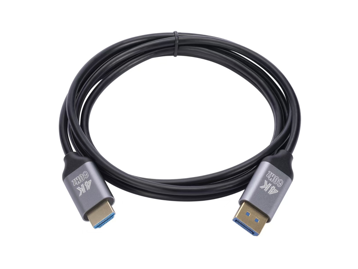 Cable Displayport A Hdmi, Transmisión 4k 60hz, Plug-and-play Para Dispositivos Compatibles.