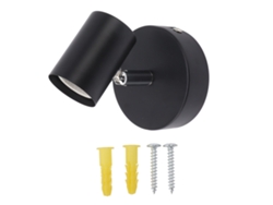 Lámpara de pared moderna ajustable 2026 E26 E27, hierro negro mate, para dormitorio y sala de estar, 85-265 V.