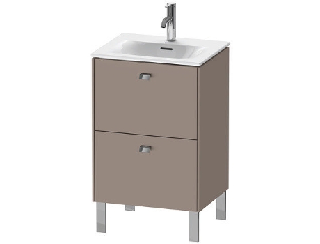 Mueble de lavabo DURAVIT Brioso vertical 52,0 x 41,9 cm 2 cajones incl. recorte de sifón y delantal para lavabo Viu 234453